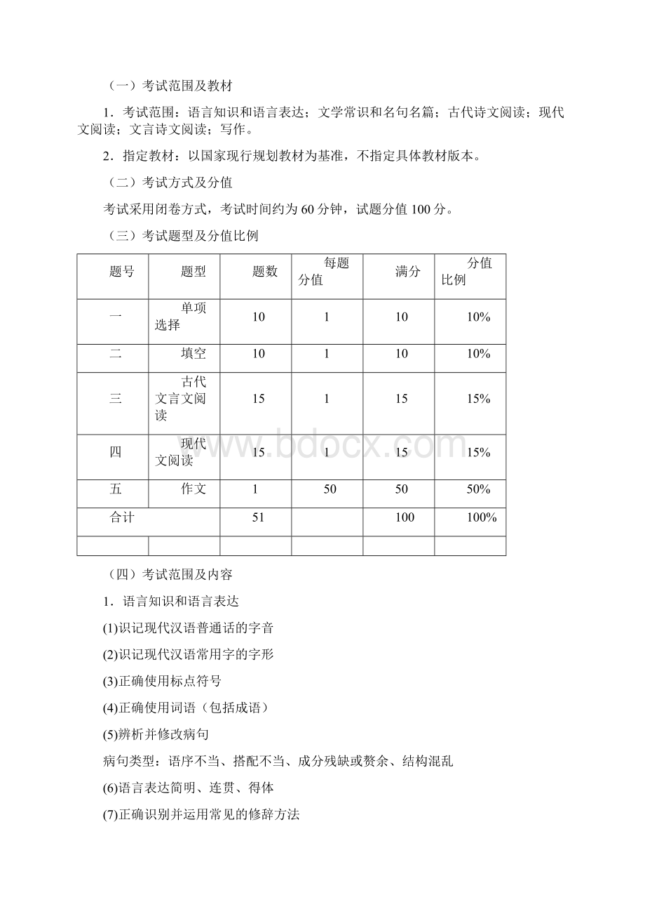 免费师范生考试大纲文档格式.docx_第2页