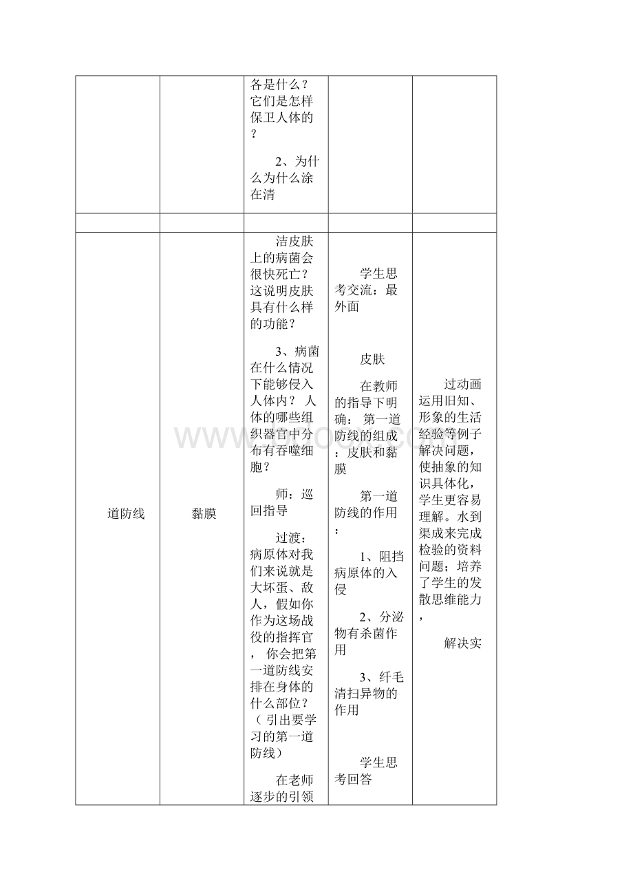 初中生物《免疫与计划免疫》优质课教案教学设计.docx_第3页