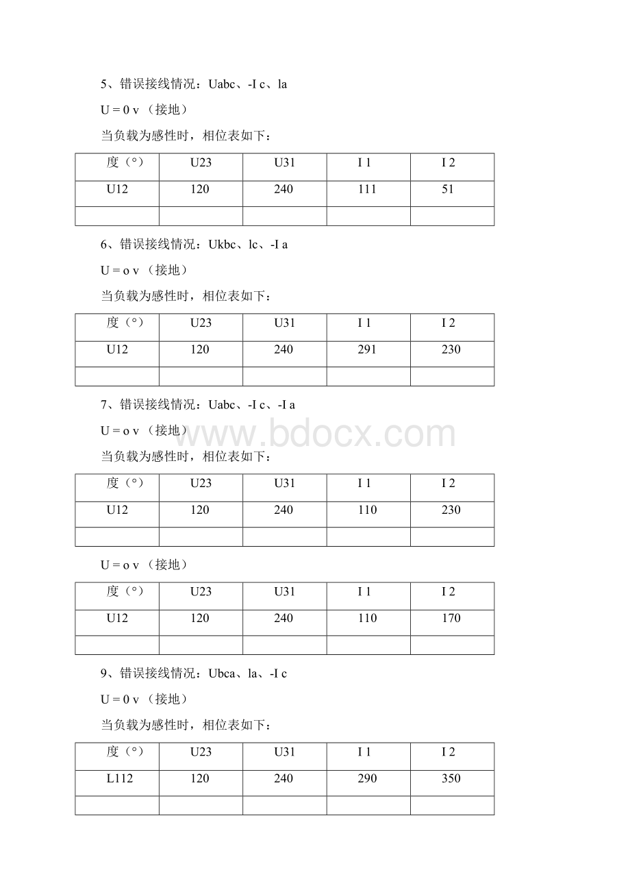 电能计量装置错误接线测试例题.docx_第2页