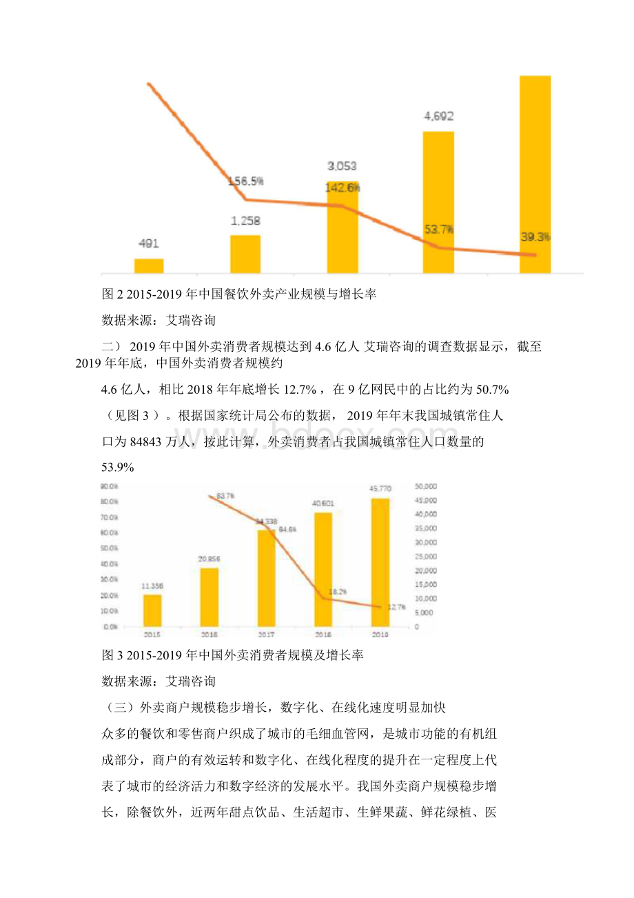 及上半年中国外卖产业发展报告Word文档格式.docx_第2页