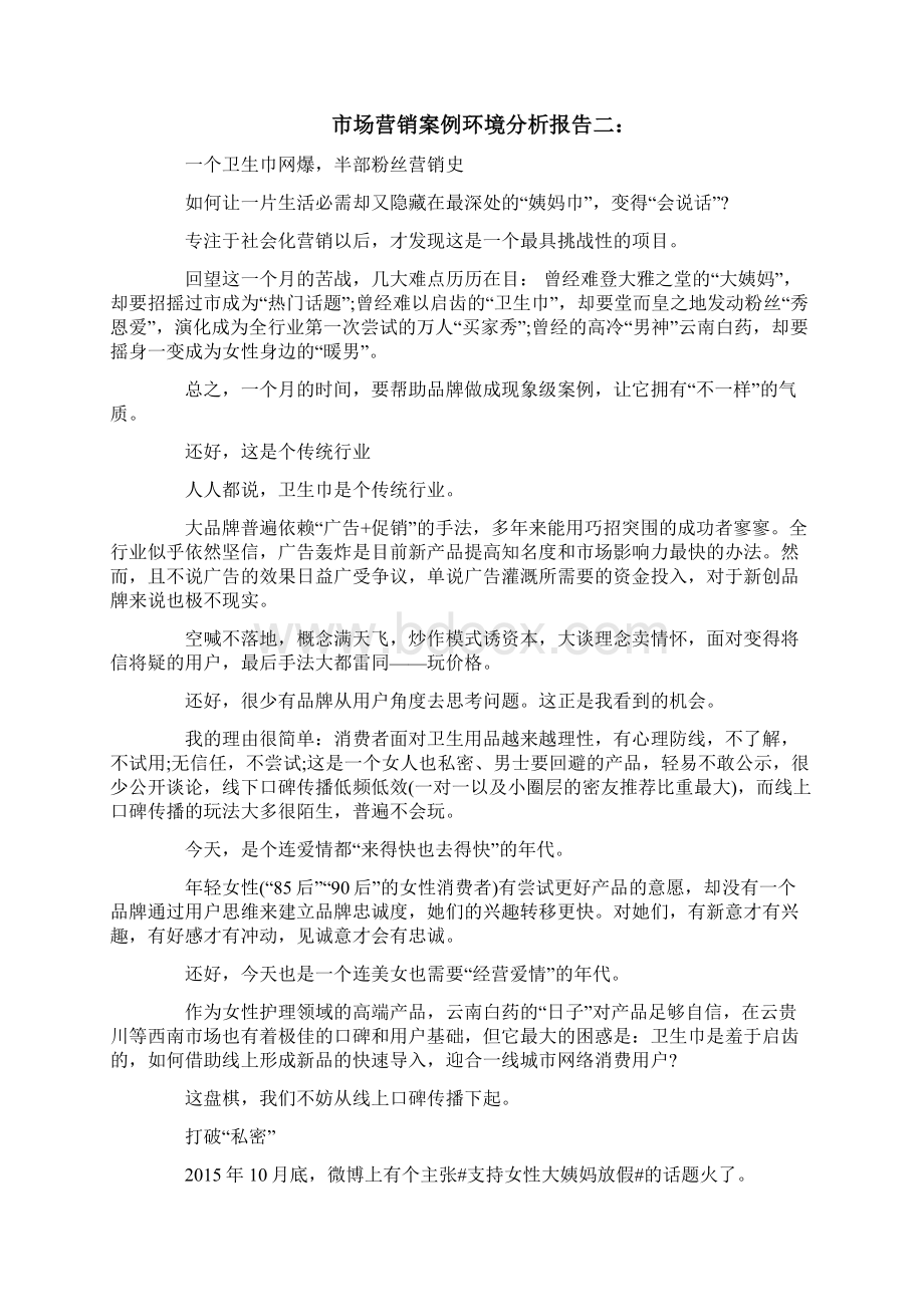 市场营销案例环境分析报告.docx_第3页