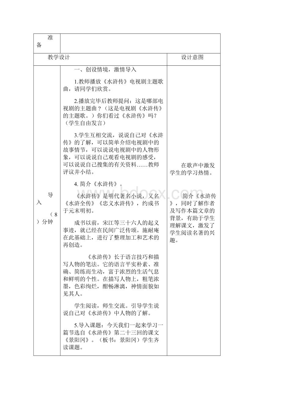 部编新人教版五年级语文下册《景阳冈》精品教案.docx_第2页