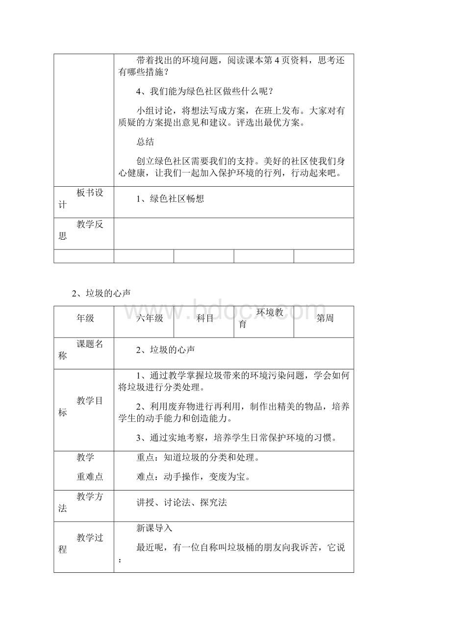 六年级下环境教育教案Word文件下载.docx_第2页