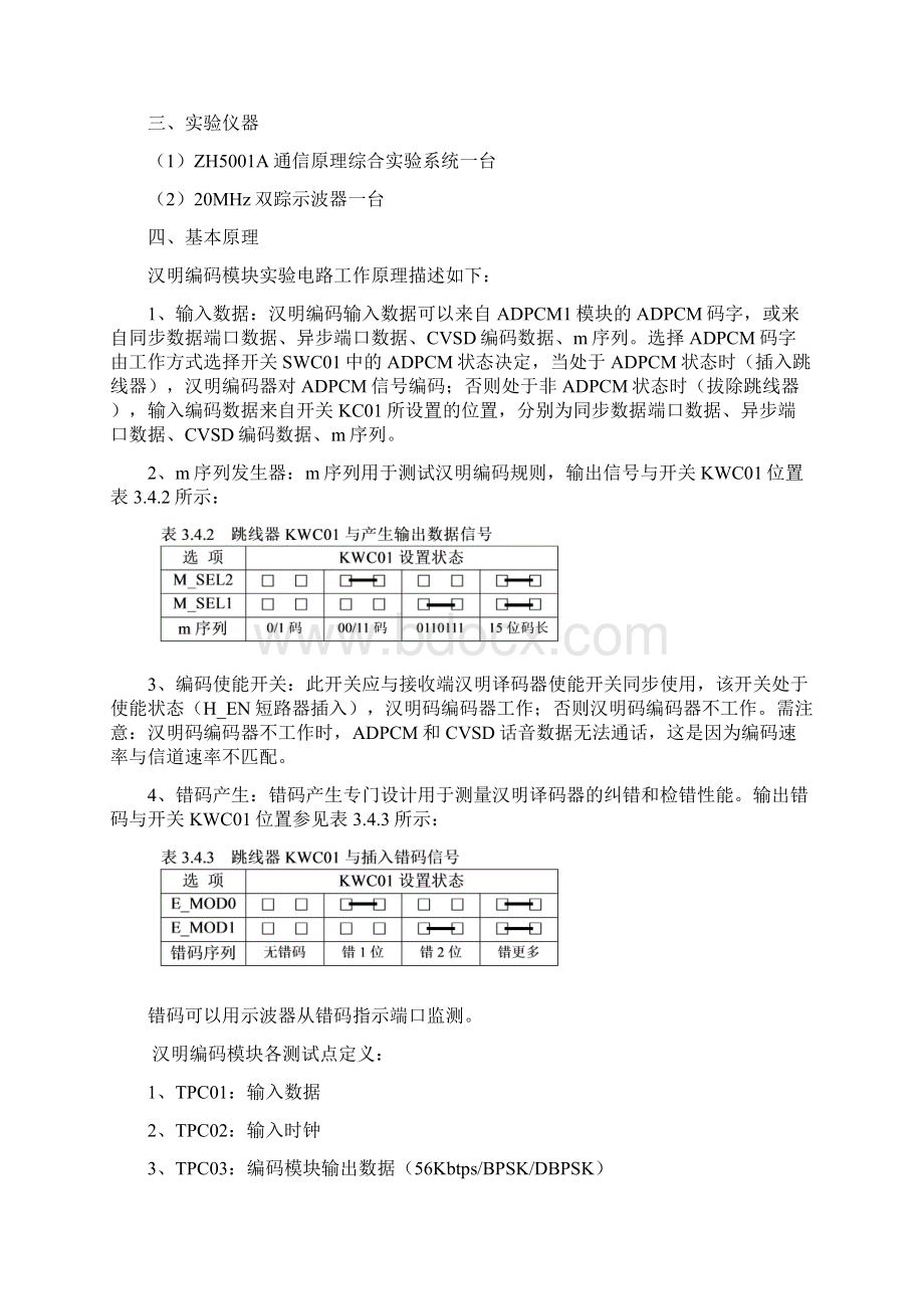 通信原理实验汉明码编译Word格式文档下载.docx_第2页