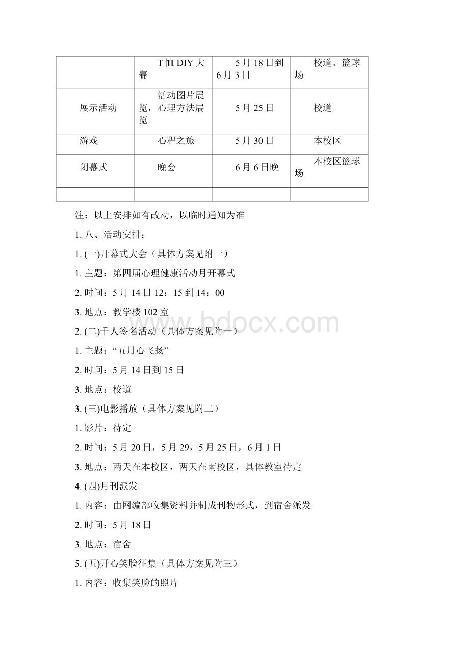 心理健康活动月策划书1.docx_第2页