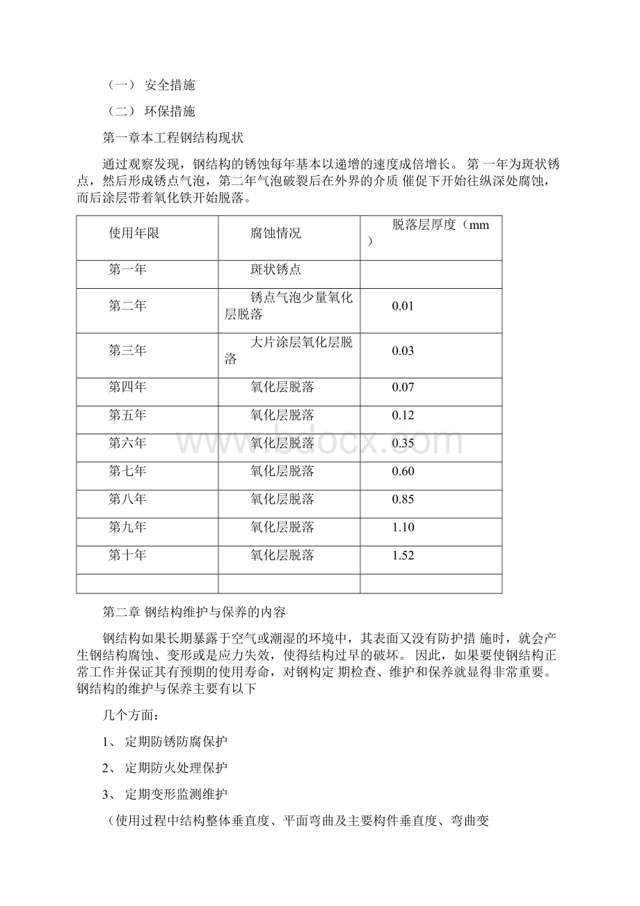 钢结构维护方案docx.docx_第2页