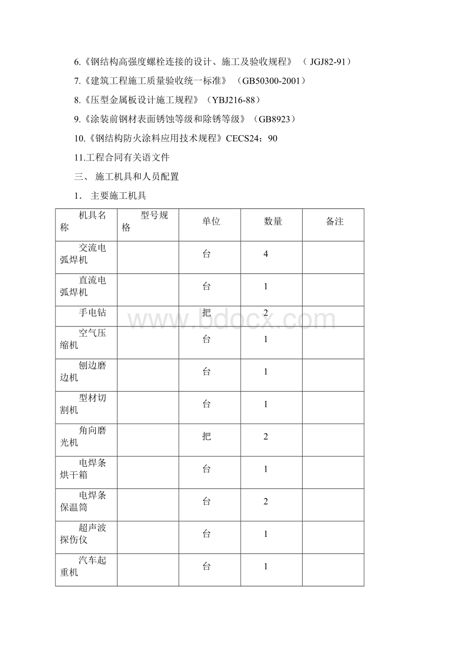 东南三菱汽车4S店综合楼单层钢结构安装工程专项施工方案.docx_第2页