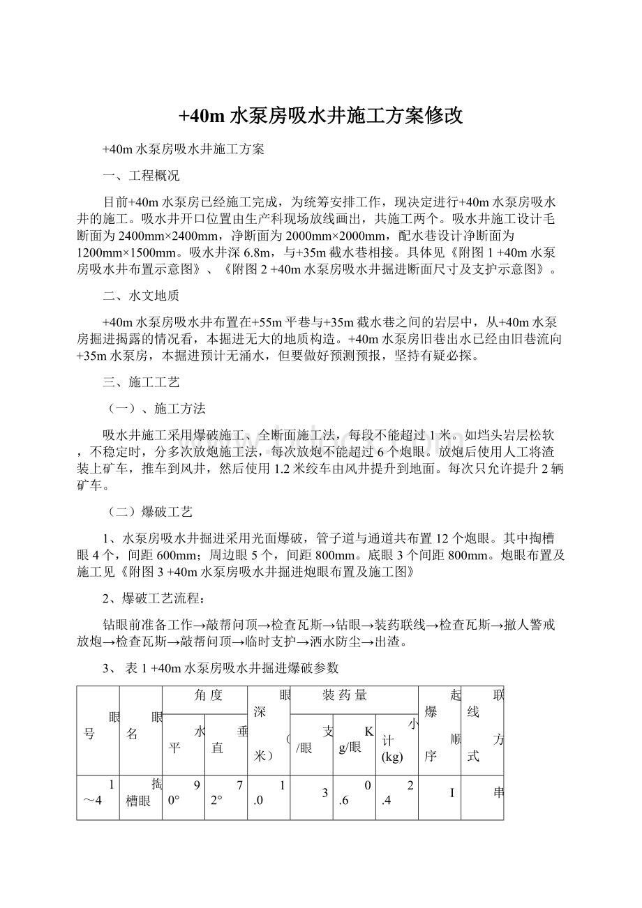 +40m水泵房吸水井施工方案修改.docx