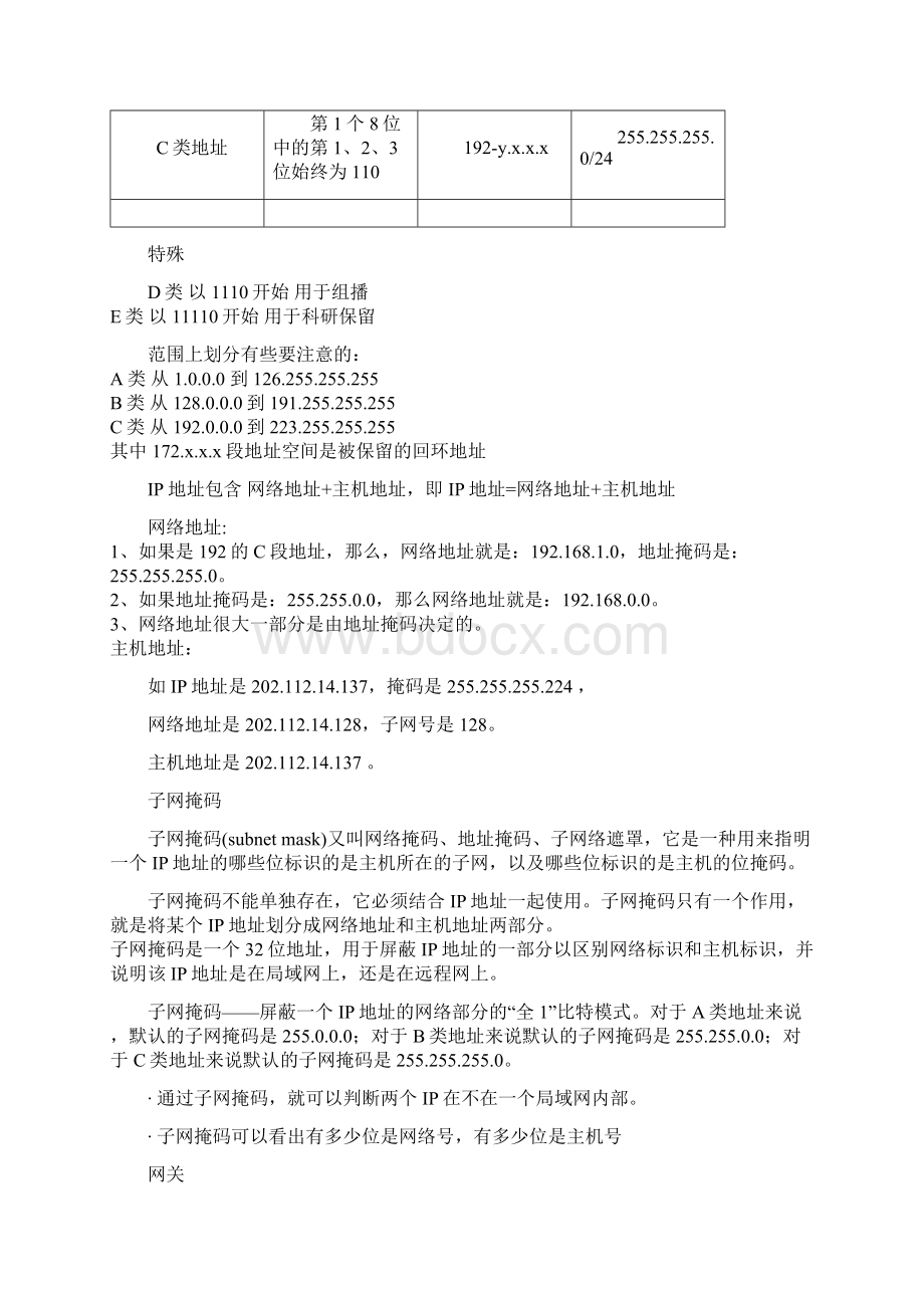 IP地址子网掩码网络号主机号.docx_第2页