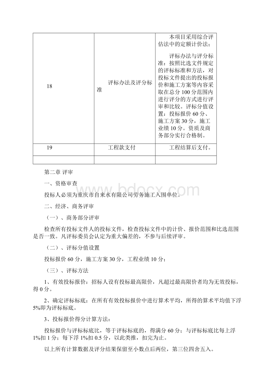 工程名称李子林南大道垭口D325D108给水管道迁建工程.docx_第3页