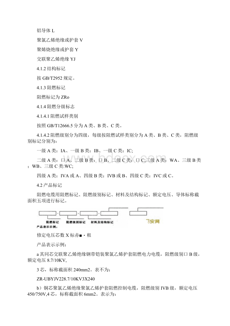 GA306阻燃及耐火电缆塑料绝缘阻燃及耐火电缆分级和要求.docx_第3页