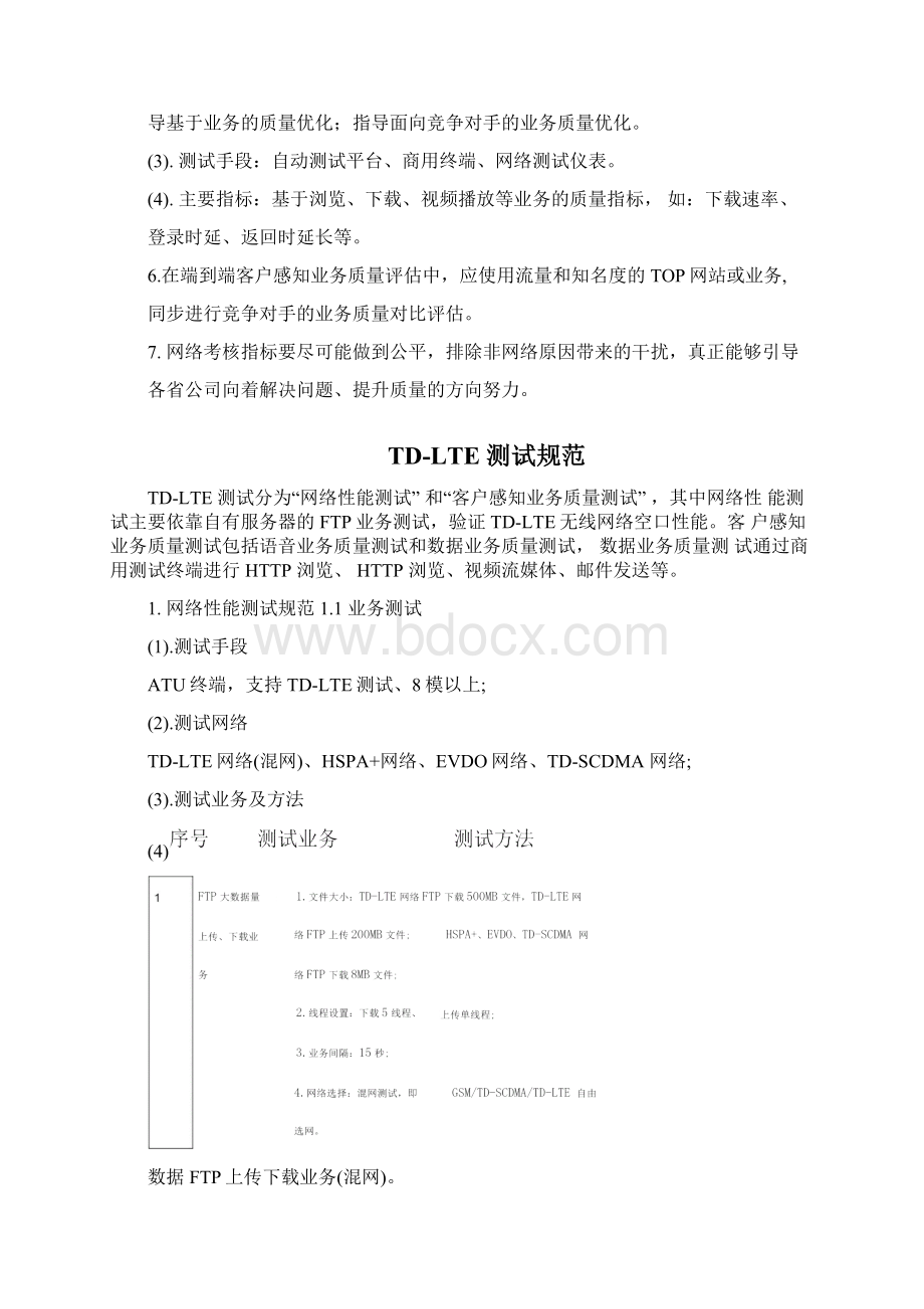 中国移动TDLTE网络质量测试评估规范v15.docx_第2页