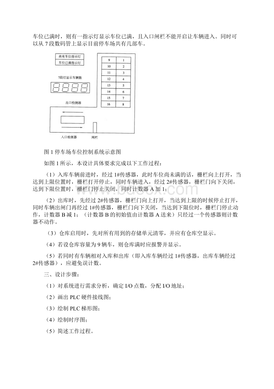 课程设计停车场车位控制系统.docx_第2页