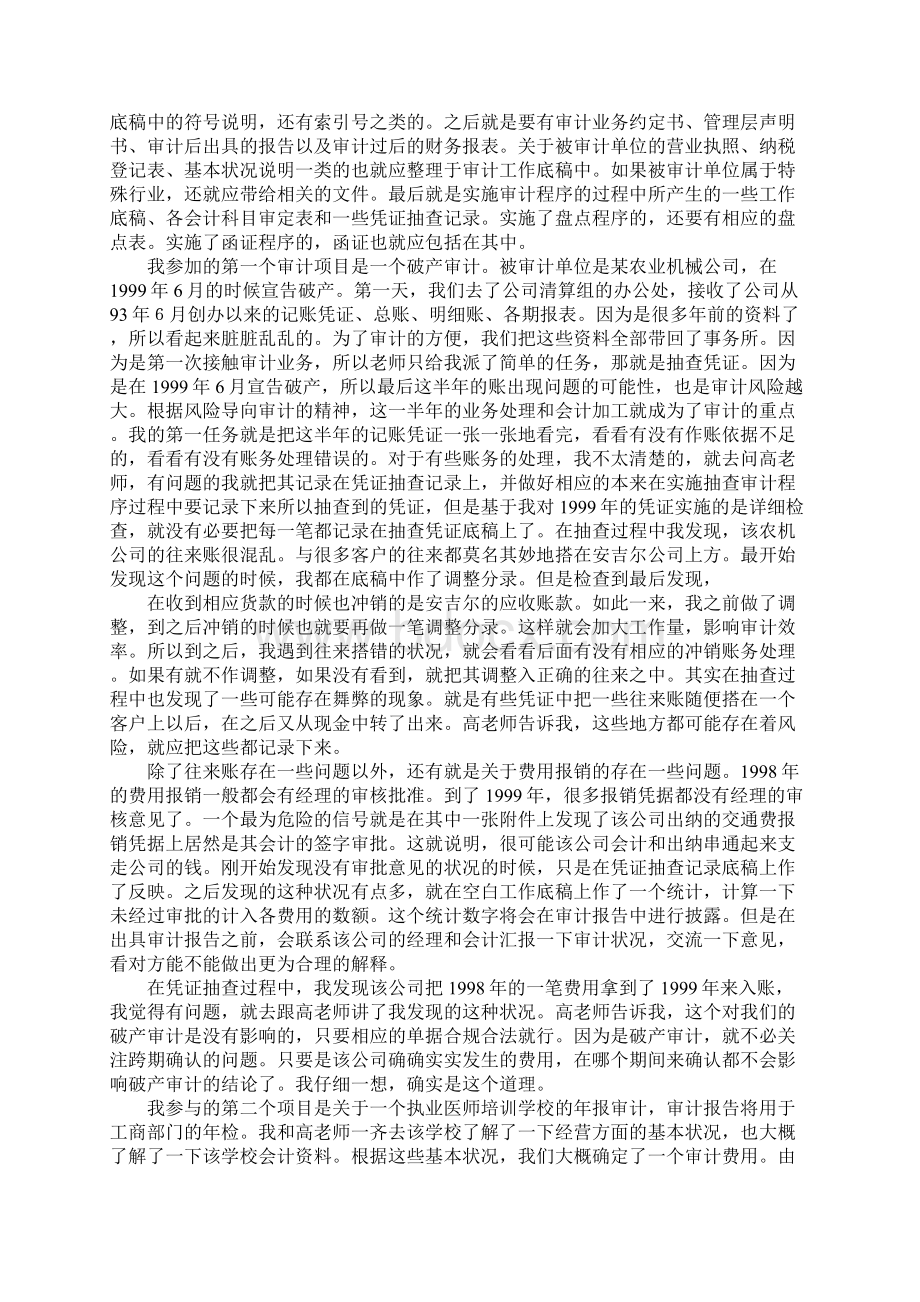 审计实训小结三篇.docx_第3页