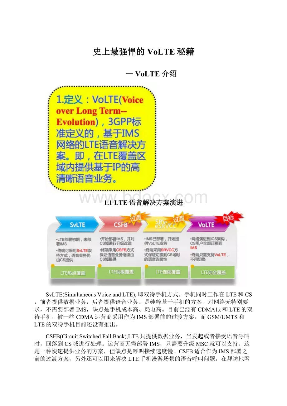 史上最强悍的VoLTE秘籍.docx_第1页