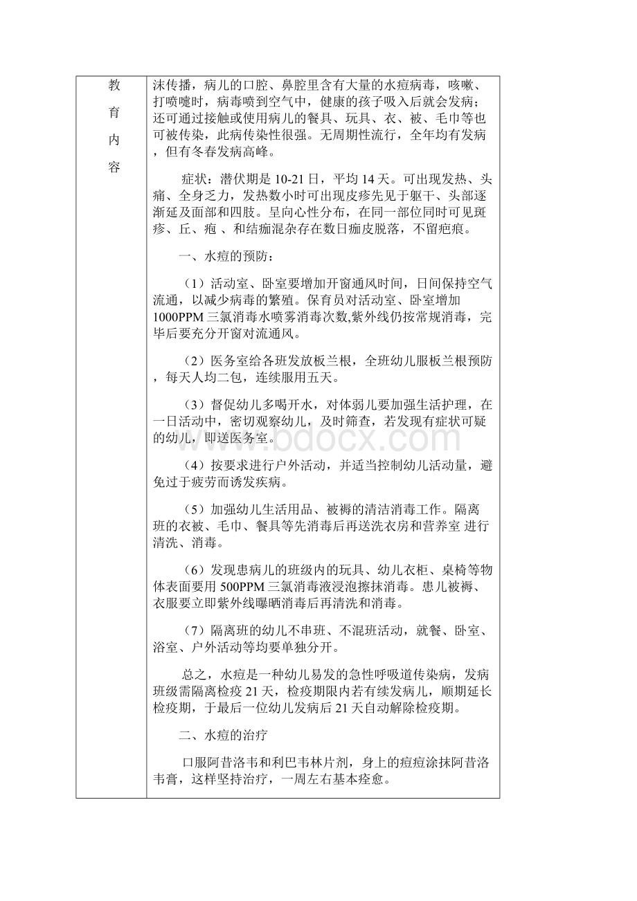 桥头小学安全教育活动记录表1Word格式文档下载.docx_第3页