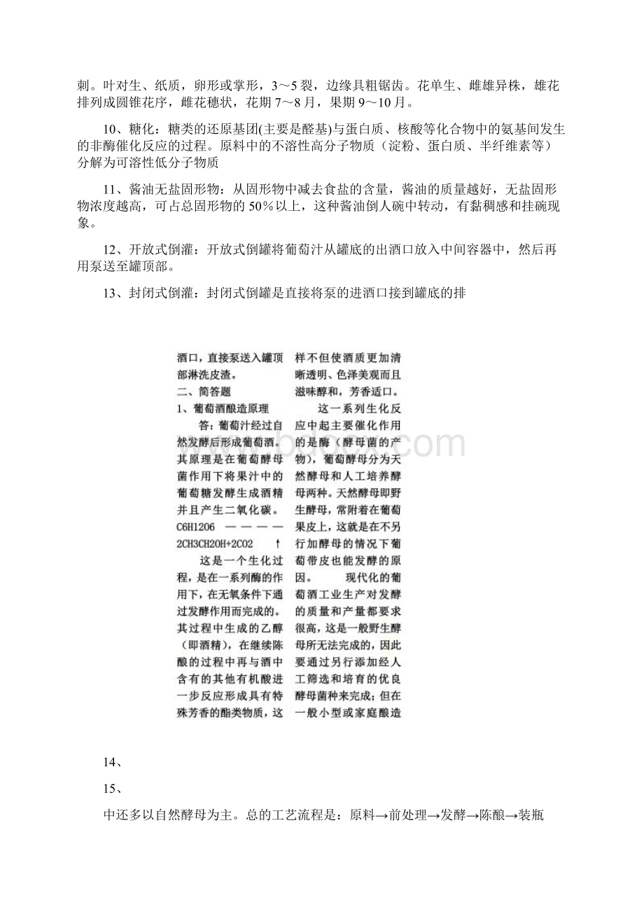 酿造工艺学考试习题及答案.docx_第2页