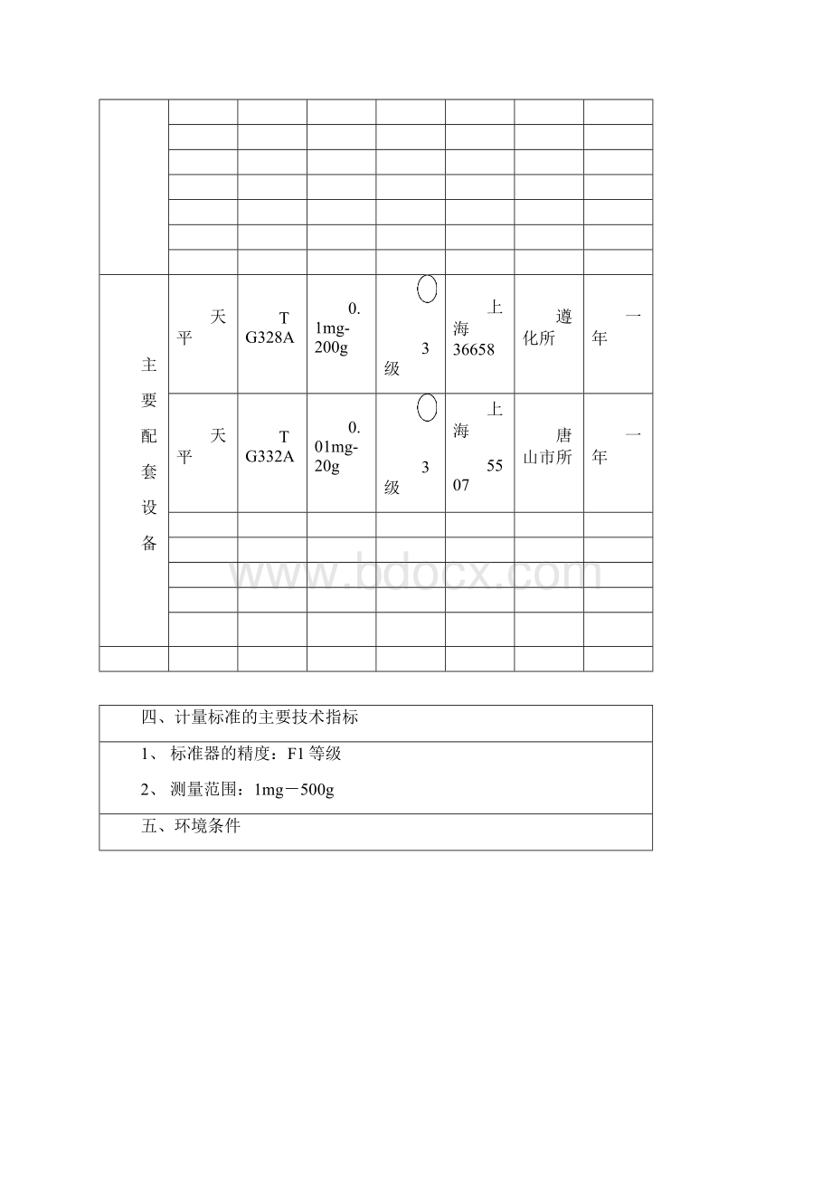 砝码计量标准技术报告资料Word格式文档下载.docx_第3页