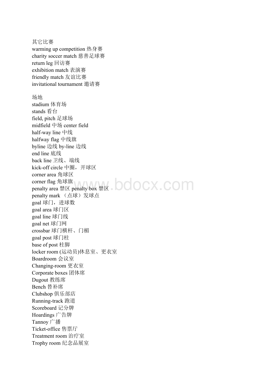 足球英语专业术语Word文档下载推荐.docx_第3页