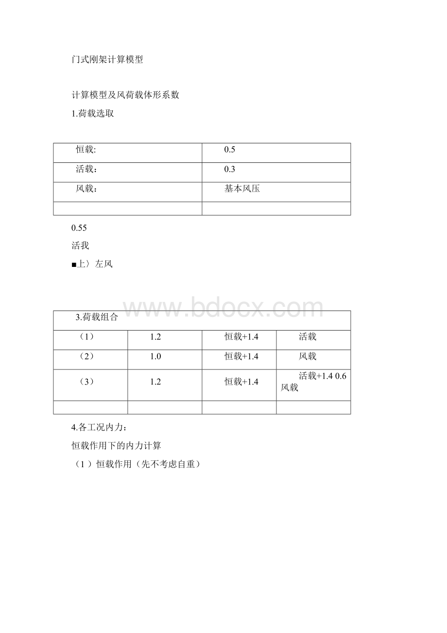 单层单跨门式刚架厂房设计书Word格式.docx_第2页