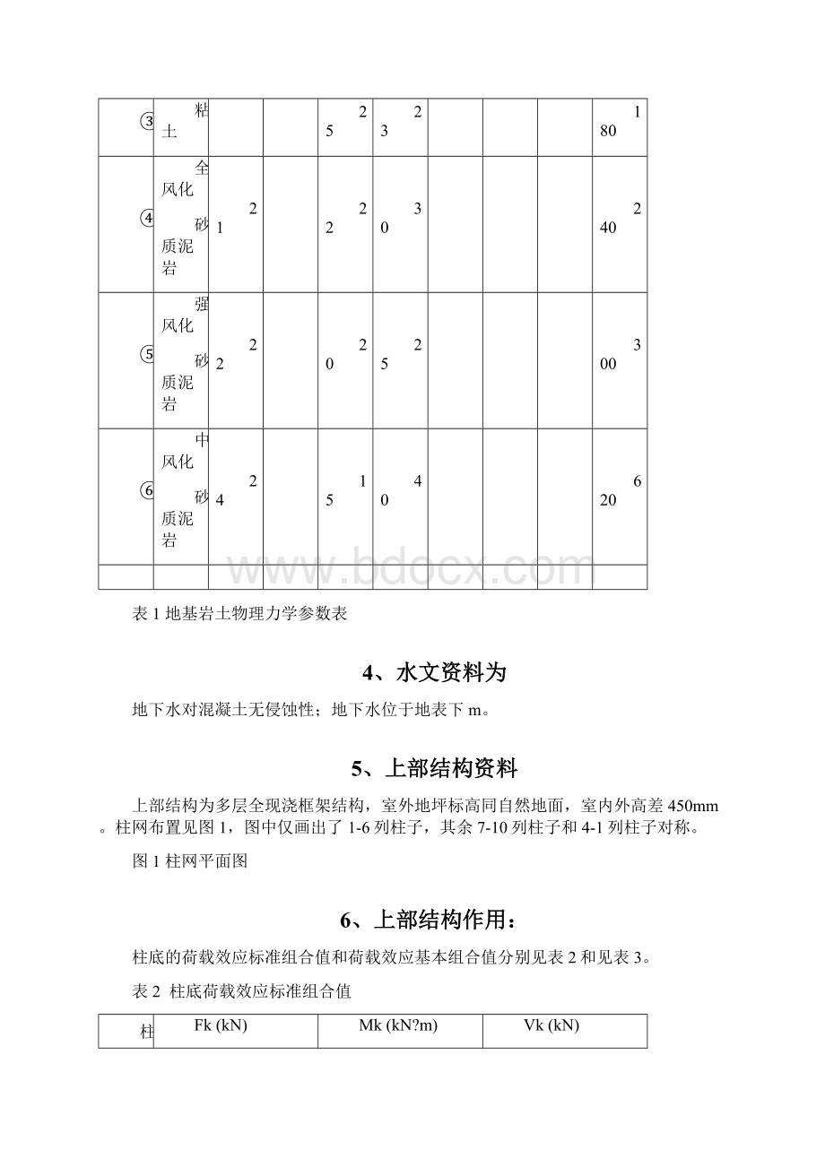 基础工程课程设计任务书及例题Word格式文档下载.docx_第3页