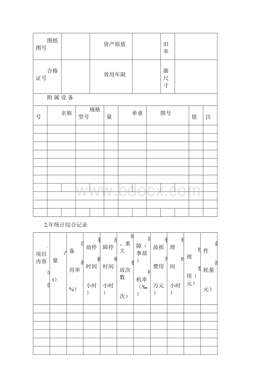 设备技术档案表.docx_第2页