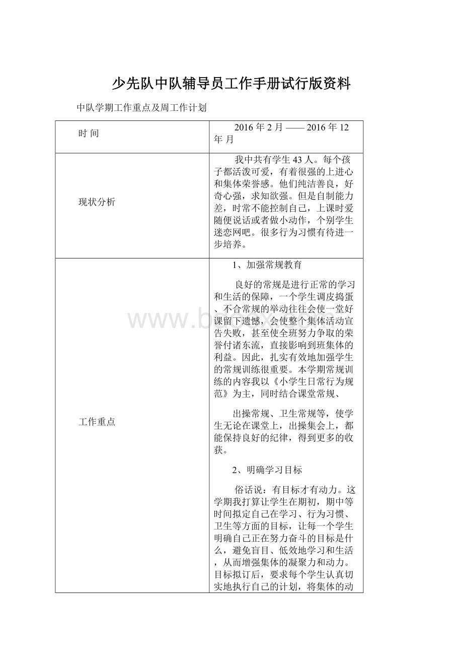 少先队中队辅导员工作手册试行版资料Word文件下载.docx_第1页