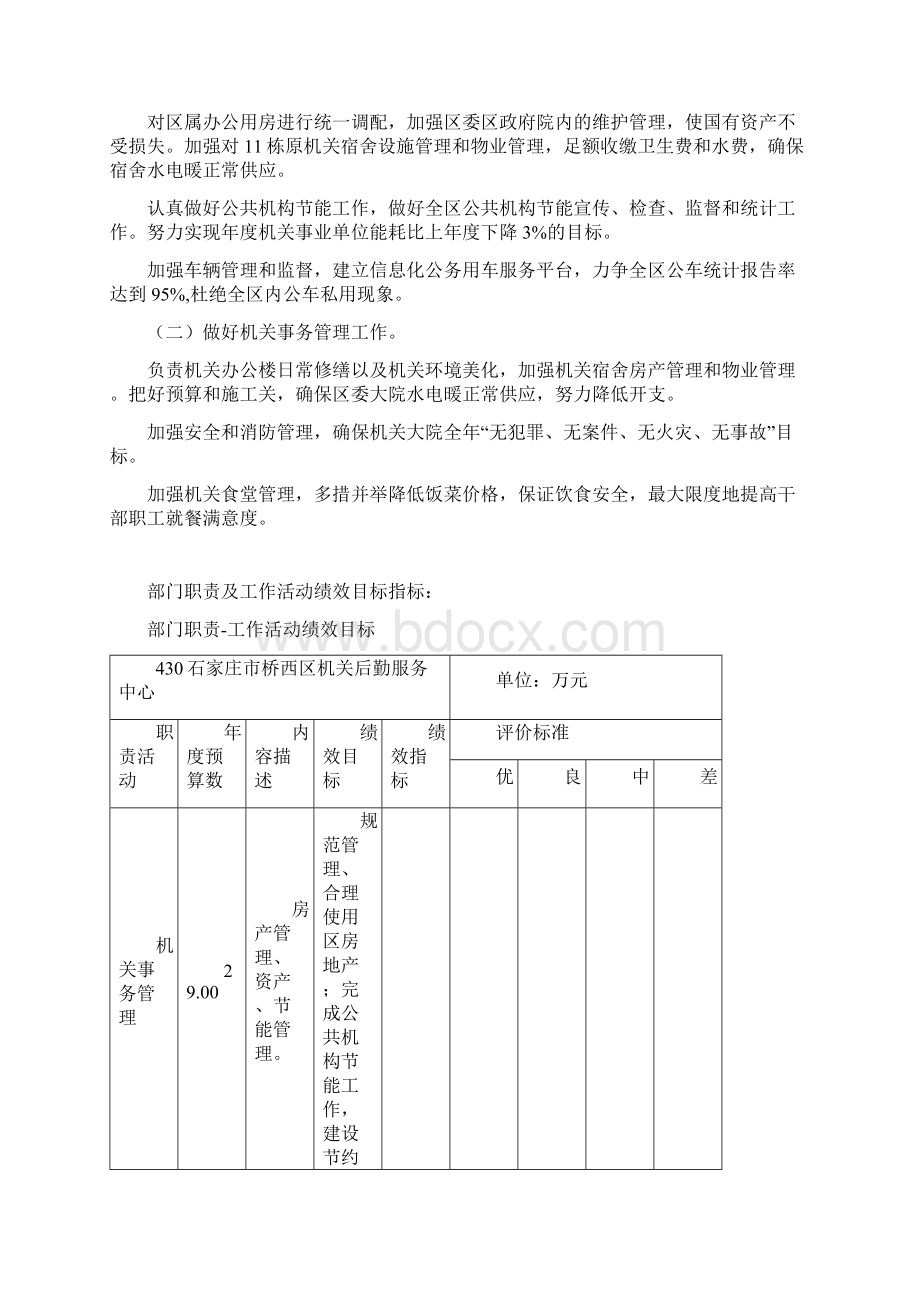 石家庄市桥西区机关后勤服务中心部门预算信息公开情Word文档格式.docx_第3页