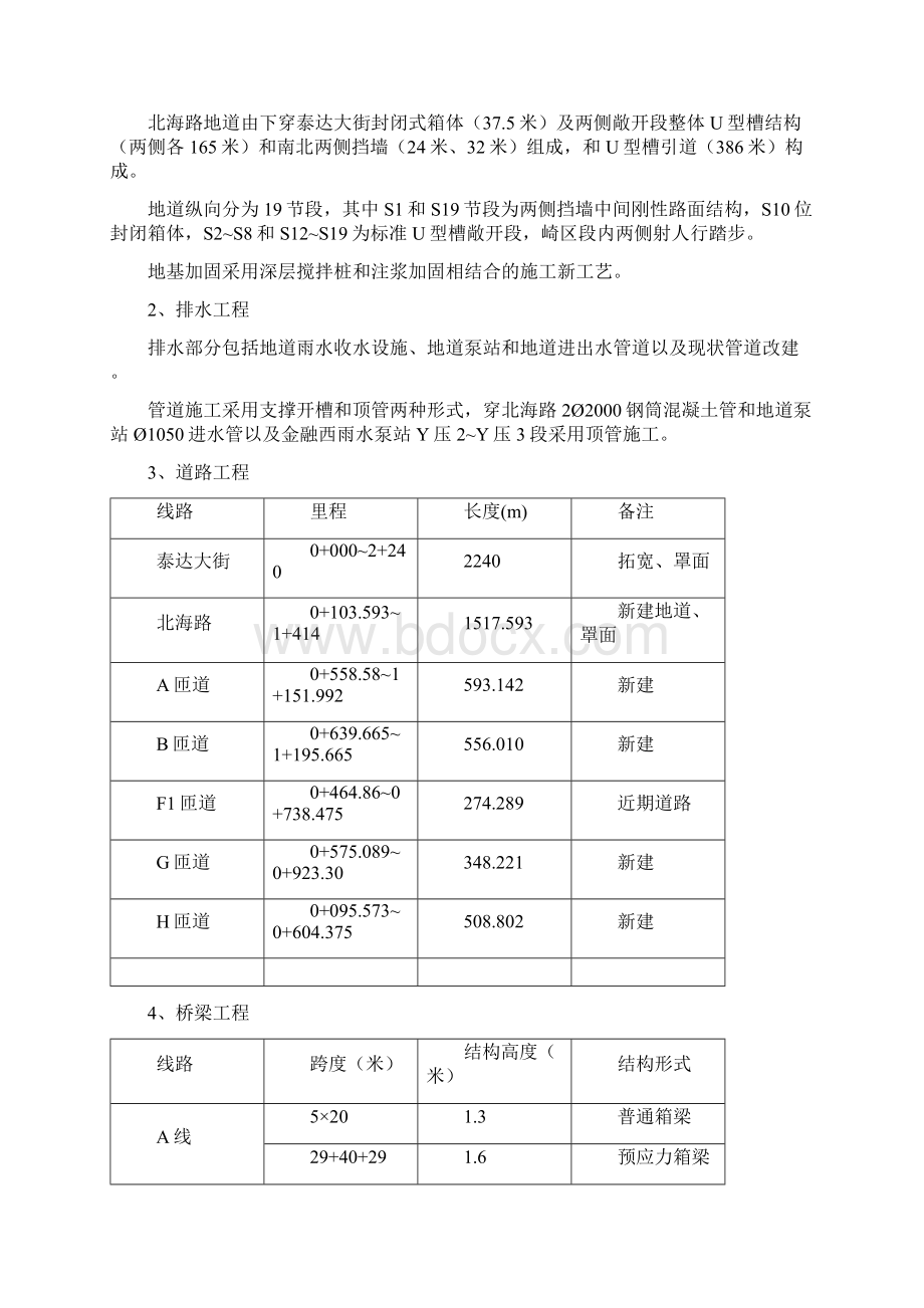 泰达大街北海路桥施工组织设计.docx_第2页