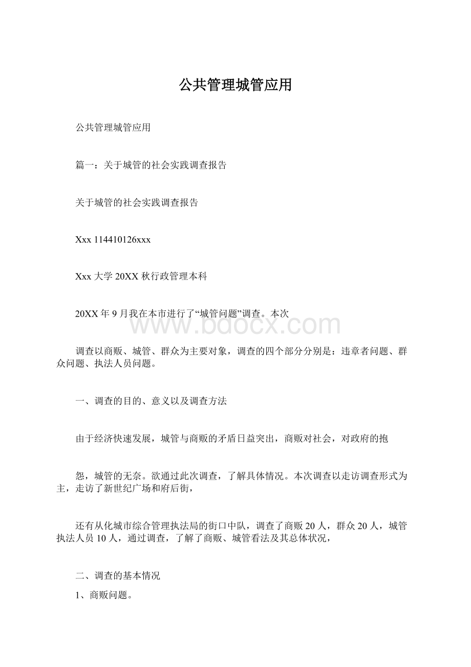 公共管理城管应用.docx_第1页