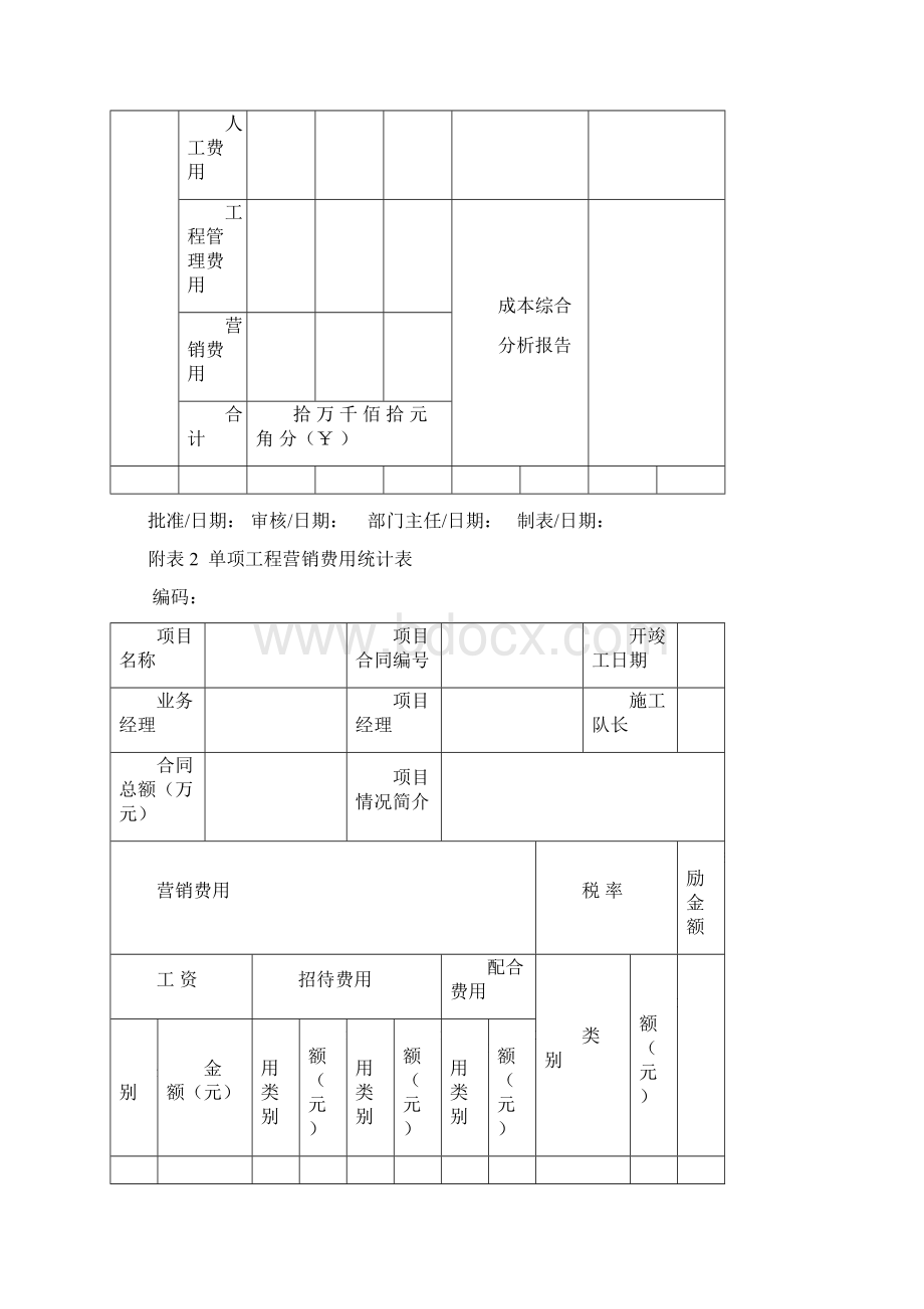 新单项工程成本核算表.docx_第2页