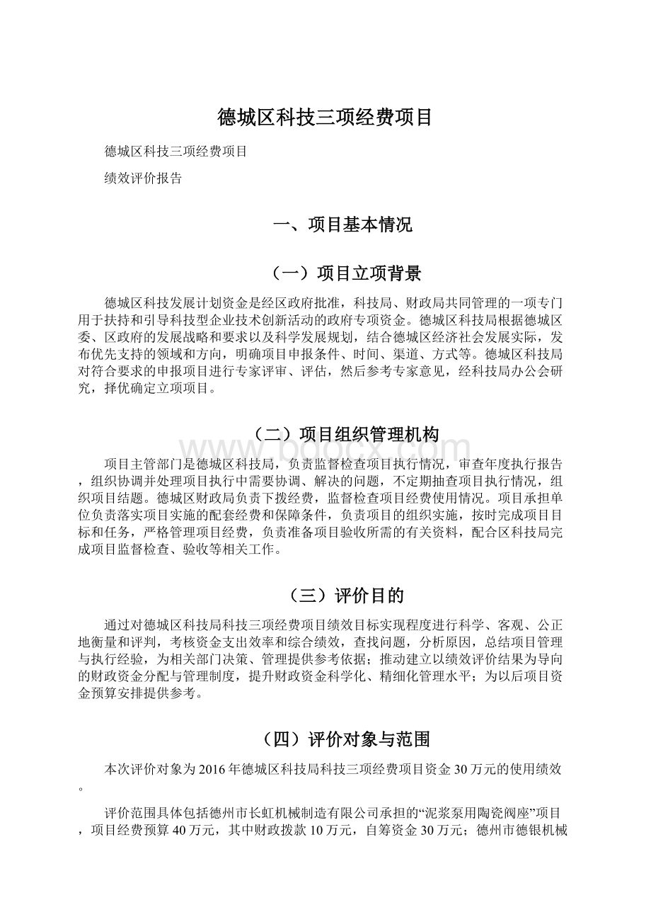 德城区科技三项经费项目.docx