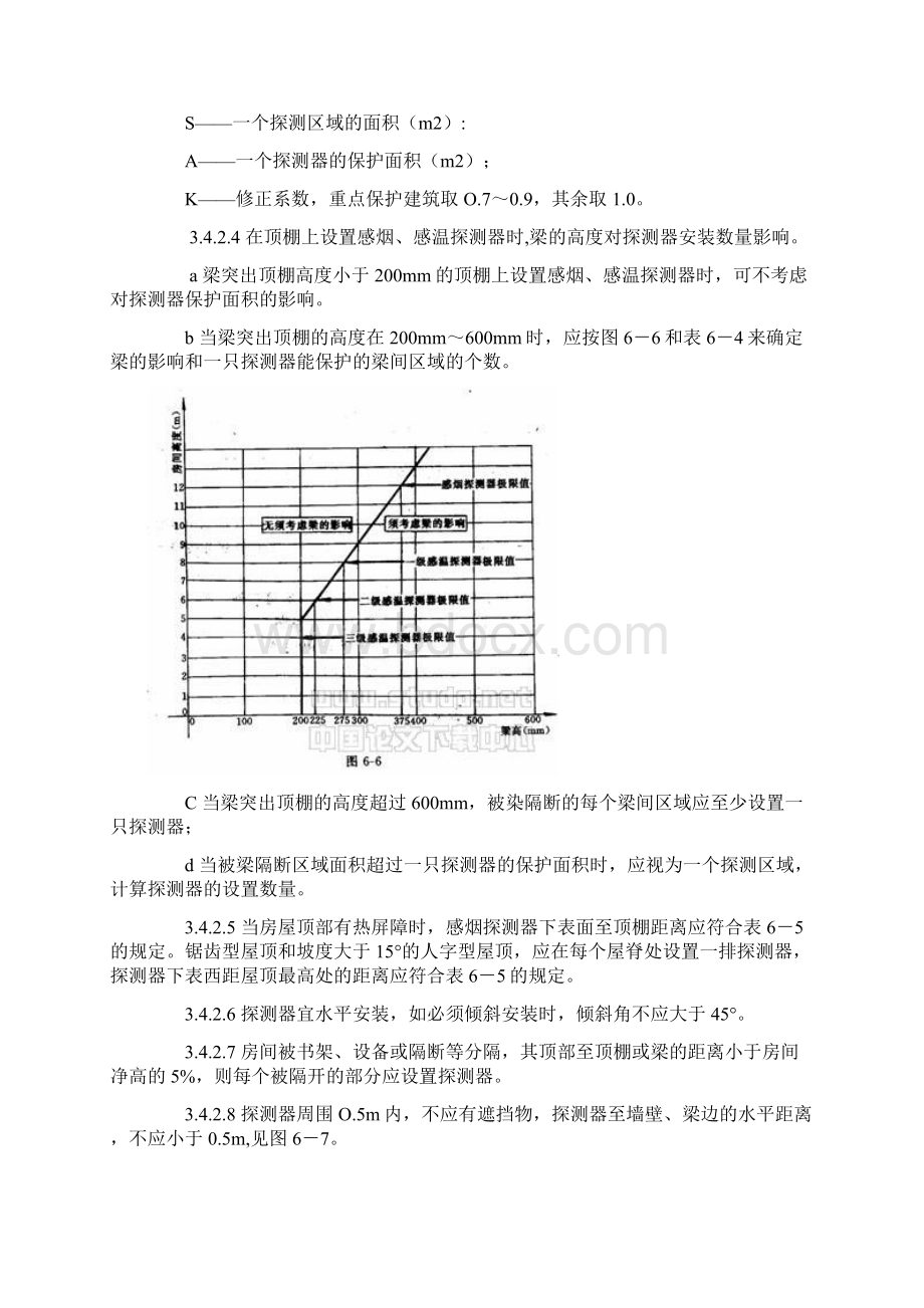 火灾探测器保护面积及半径要求.docx_第3页