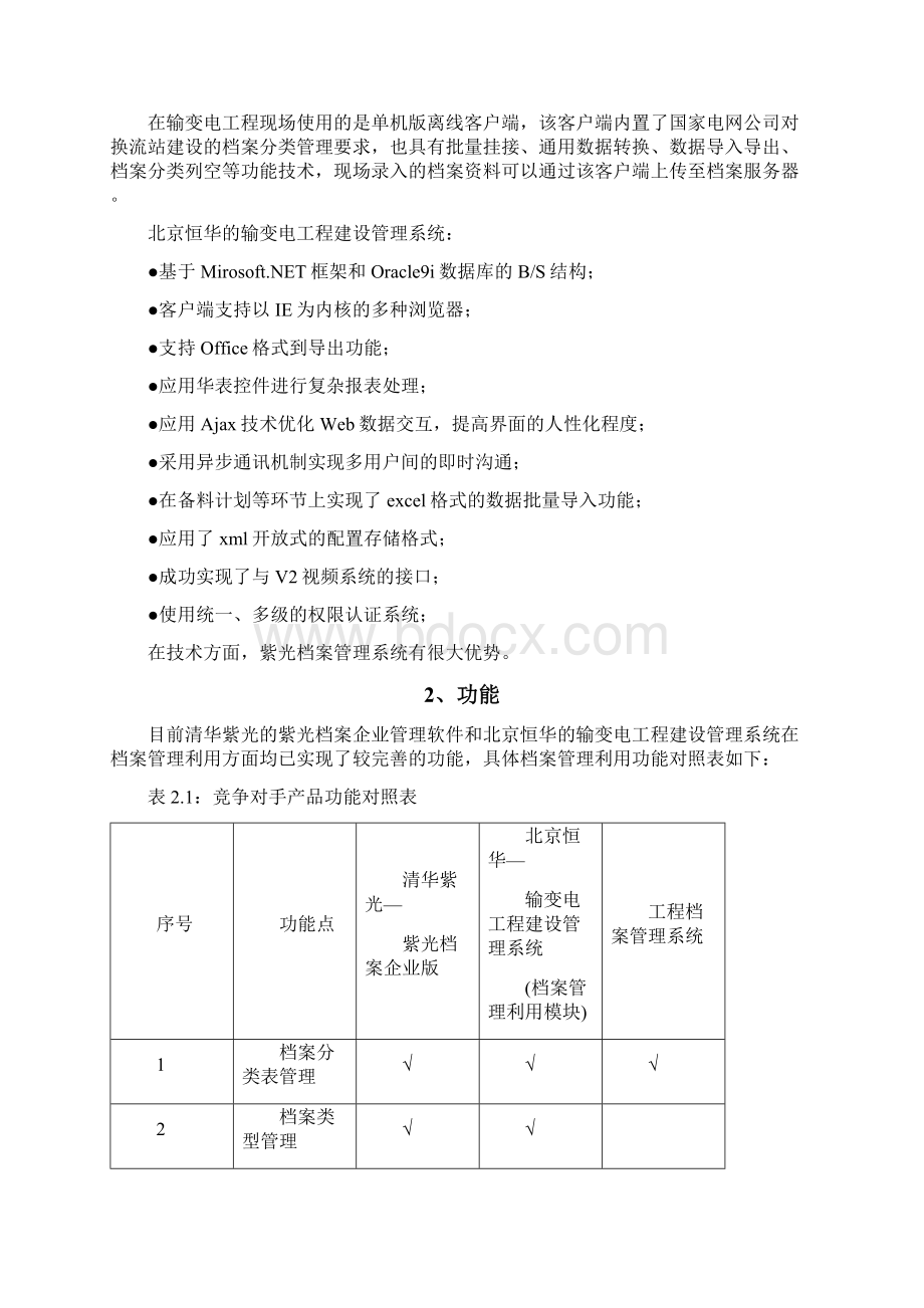 档案管理系统产品竞争对手分析报告.docx_第2页