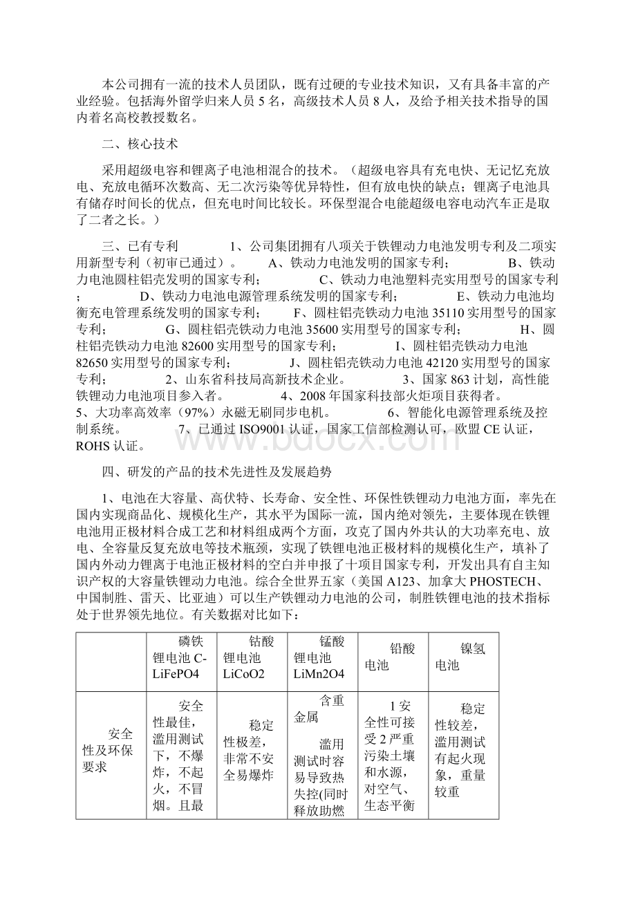 电动汽车行业的商业计划书修订稿.docx_第2页