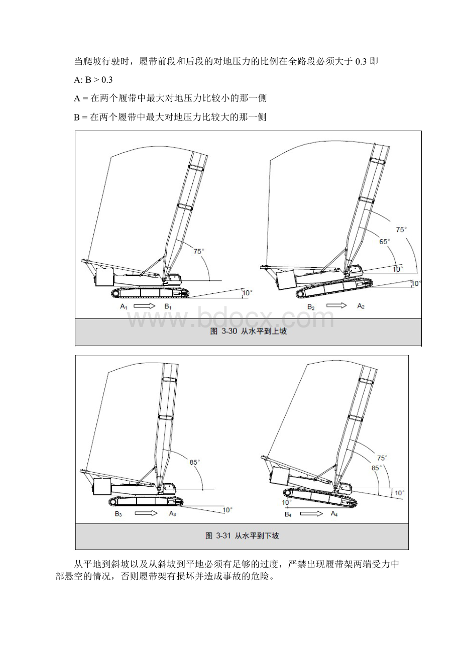 履带式起重机空载或带载作业条件及安全事项.docx_第3页