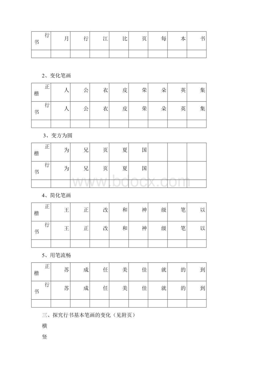 初一第二学期硬笔行书教案.docx_第2页