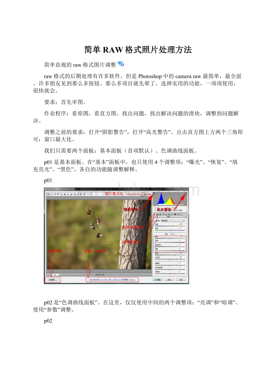 简单RAW格式照片处理方法.docx_第1页