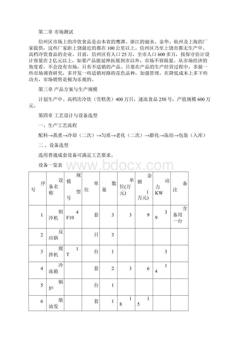 冷饮速冻食品厂可行性方案.docx_第2页