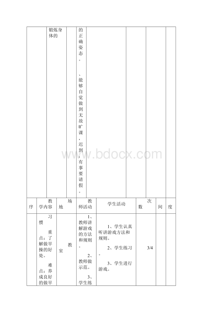 小学一二年级体育课教案完整版.docx_第3页