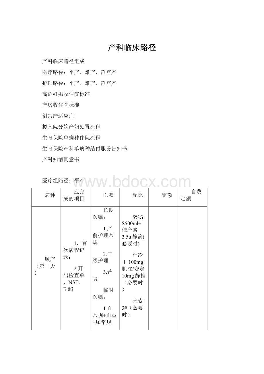 产科临床路径.docx