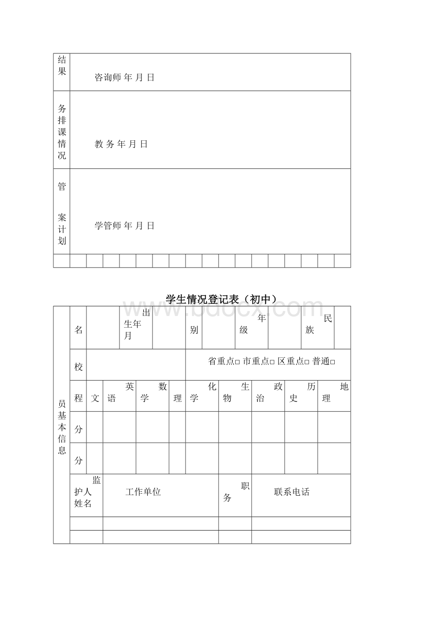 一对一个性化辅导方案模板最终表格新.docx_第2页