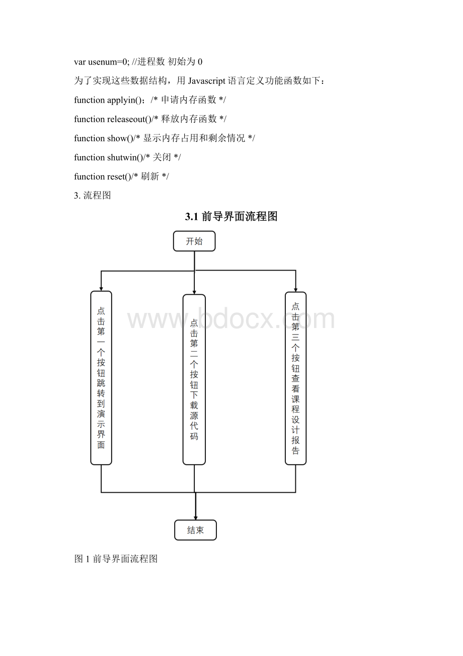 操作系统课程设计伙伴系统Word下载.docx_第3页