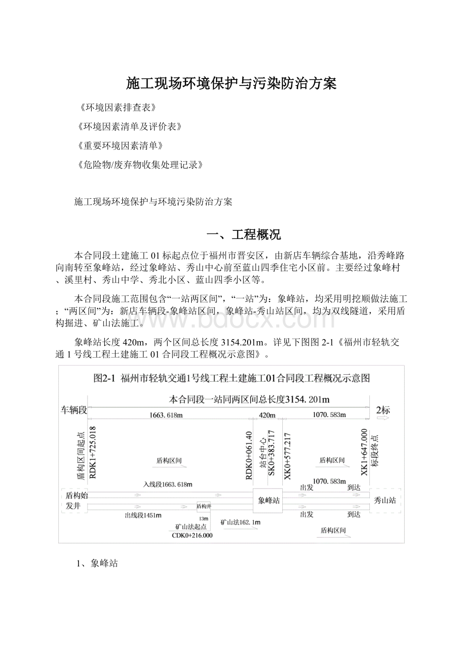 施工现场环境保护与污染防治方案.docx_第1页