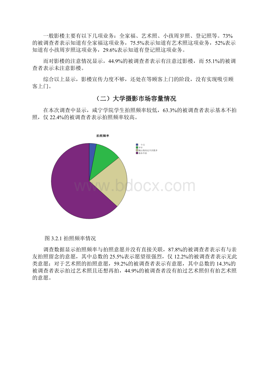 影楼相关市场营销调研报告Word格式.docx_第3页