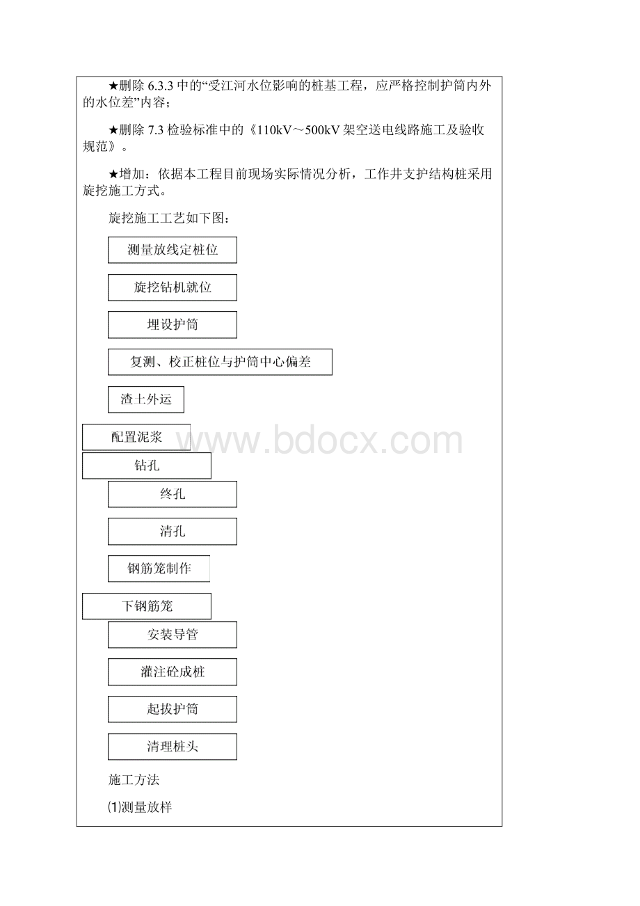 《施工作业指导书》设置表及差异分析Word文档下载推荐.docx_第3页