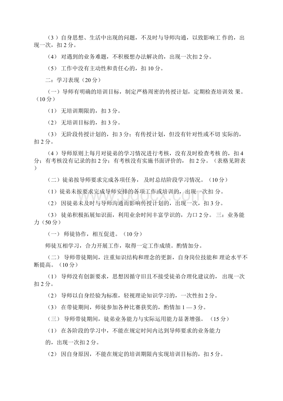 师带徒考核评分细则.docx_第2页