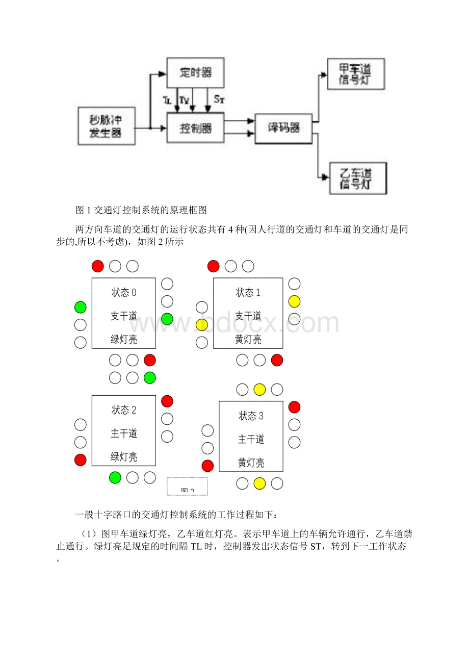 数字电路交通灯课程设计.docx_第3页