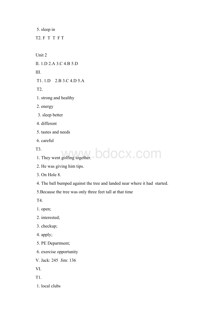 新视野大学英语视听说教程第一册第二版答案最新版.docx_第2页