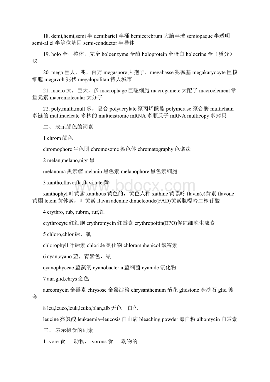 生物专业英语词汇词素词根.docx_第2页